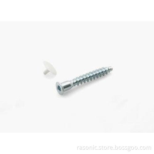 Zinc Plated Carbon Steel Chipboard Screws Hex Head Confirma